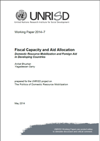 Fiscal Capacity and Aid Allocation: Domestic Resource Mobilization and Foreign Aid in Developing Countries